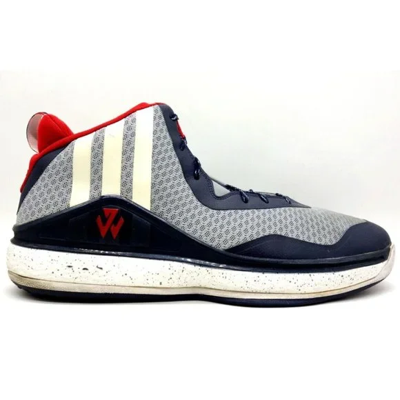 adidas Shoes Adidas J Wall C7658 John Wizards Gray Blue High